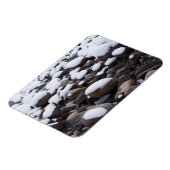Schnee und Felsen, Nationalpark Rainier Magnet (Linke Seite)