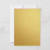 Schnee- und Glitzern-Holiday-Foto-Karten Einladung (Rückseite)