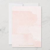 Schnee und Gold 50. Geburtstagsladung Einladung (Rückseite)