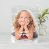 Schnee und Icicile Foto Vorlage Weihnachten (Stehend Vorderseite)