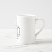 Schnee und Kakao Porzellantasse (Rechts)