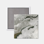 Schnee- und Nebenstraßen Magnet (Vorderseite/Rückseite)