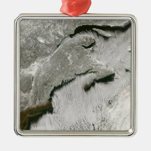 Schnee- und Nebenstraßen Ornament Aus Metall (Vorne)