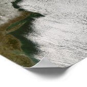 Schnee- und Nebenstraßen Poster (Ecke)