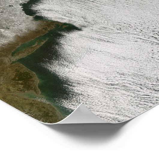 Schnee- und Nebenstraßen Poster (Ecke)