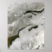 Schnee- und Nebenstraßen Poster (Vorne)