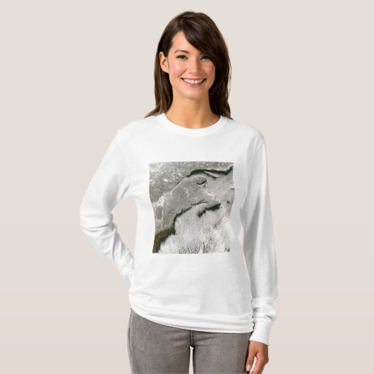 Schnee- und Nebenstraßen T-Shirt (Vorne ganz)