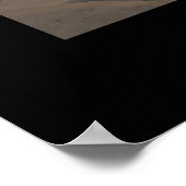 Schnee und Sonne Poster (Ecke)