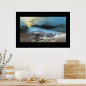 Schnee und Sonne Poster (Küche)
