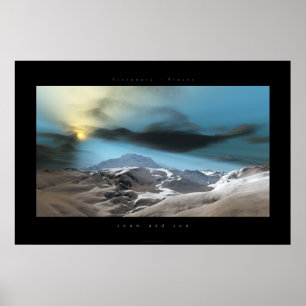 Schnee und Sonne Poster