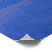 Schnee und Sonnenuntergang Poster (Ecke)