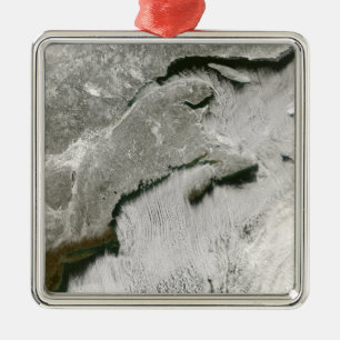 Schnee- und Wolkenstraßen Ornament Aus Metall