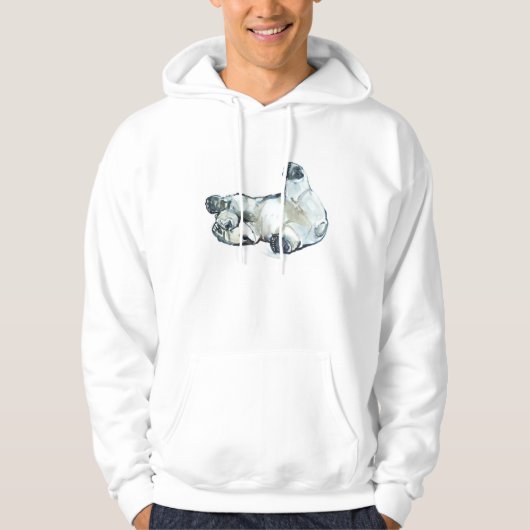 Schnee-Unebenheit Hoodie (Vorderseite)