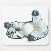 Schnee-Unebenheit Mousepad (Vorne)