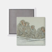 Schnee unter magnet (Vorderseite/Rückseite)