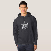 Schnee verbreitet Glück Hoodie (Vorne ganz)