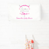 Schnee viel Liebe Kinderdusche Banner (InSitu)