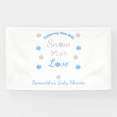 Schnee viel Liebe Kinderdusche Banner (Horizontal)