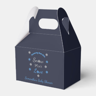 Schnee viel Liebe Kinderdusche Geschenkschachtel