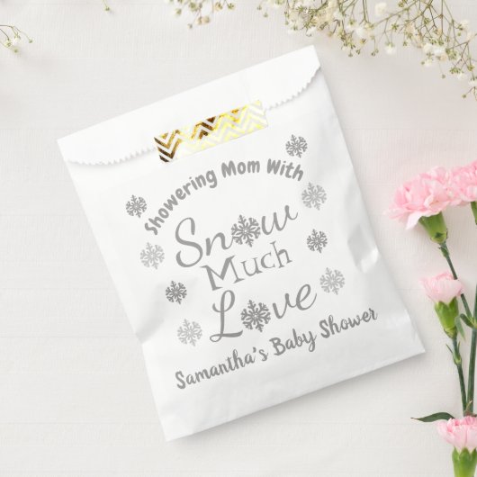 Schnee viel Liebe Kinderdusche Geschenktütchen (Versiegelt)