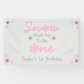 Schnee viel Spaß als ein Banner (Horizontal)