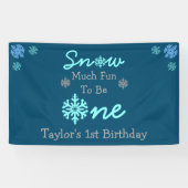 Schnee viel Spaß als ein Banner (Horizontal)