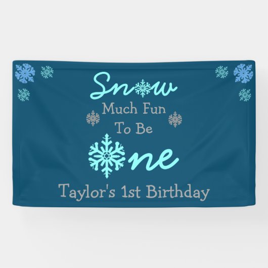 Schnee viel Spaß als ein Banner (Horizontal)