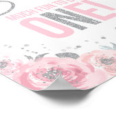 Schnee viel Spaß, ein Winter ONEderland Party zu s Poster (Ecke)