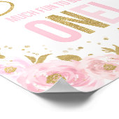 Schnee viel Spaß, ein Winter ONEderland Party zu s Poster (Ecke)