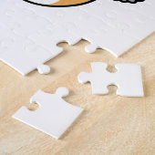 Schnee viel Spaß Katze Winterurlaub Design Puzzle (Seite)