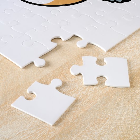 Schnee viel Spaß Katze Winterurlaub Design Puzzle (Seite)