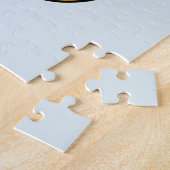 Schnee viel Spaß Katze Winterurlaub Design Puzzle (Seite)