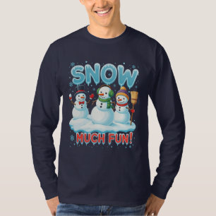 Schnee viel Spaß   von Asarteon T-Shirt