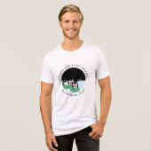 "Schnee viel Spaß, zusammen!" Tri-Blend Shirt (Vorderseite voll)