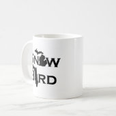 Schnee-Vogel Kaffeetasse (Vorderseite Links)