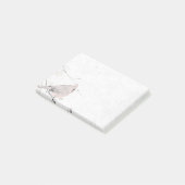 Schnee-Vogel Post-it Klebezettel (angewinkelt)