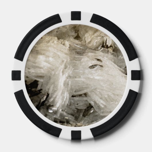 Schnee von Kristallen Pokerchips (Vorderseite)