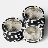 Schnee von Kristallen Pokerchips (Stapel)