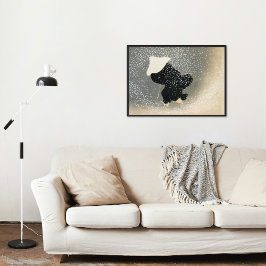 Schnee von Momoyogusa Vintage japanische Kunst Poster