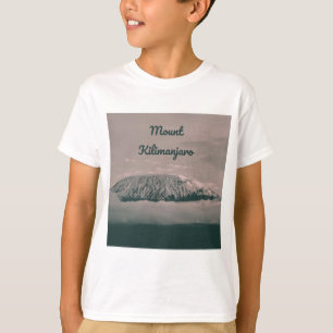 Schnee-Vulkan Kilimandscharo in Tansania Afrika T-Shirt