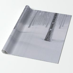 SCHNEE WÄHREND DES TAGES GESCHENKPAPIER