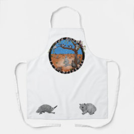 Schnee, Weihnachten, Aussie Outback Schürze