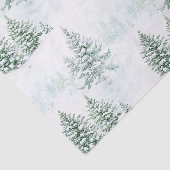Schnee Weihnachtsbäume Winter Seidenpapier (Ausschnitt)