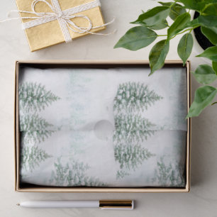 Schnee Weihnachtsbäume Winter Seidenpapier