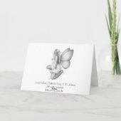 Schnee-Weiß-Fall-Gruß-Karte Karte (Rückseite)