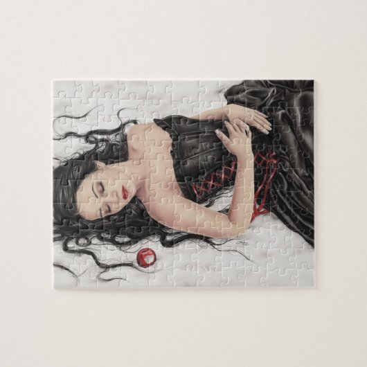 Schnee-Weiß-Fall-Puzzlespiel Puzzle (Horizontal)