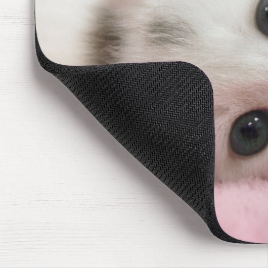 Schnee weiß mousepad (Ecke)