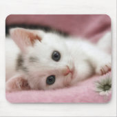 Schnee weiß mousepad (Vorne)