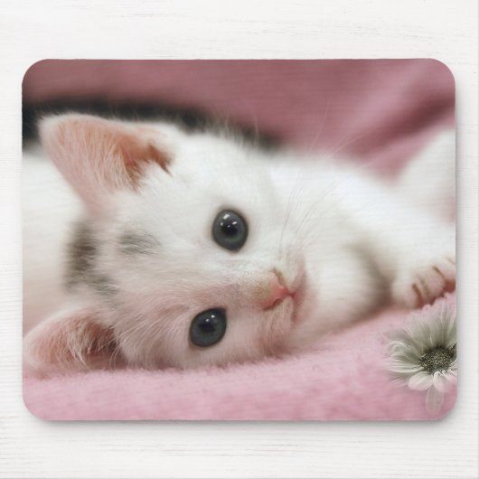 Schnee weiß mousepad (Vorne)