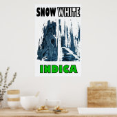 SCHNEE WEISSE INDICA POSTER (Küche)